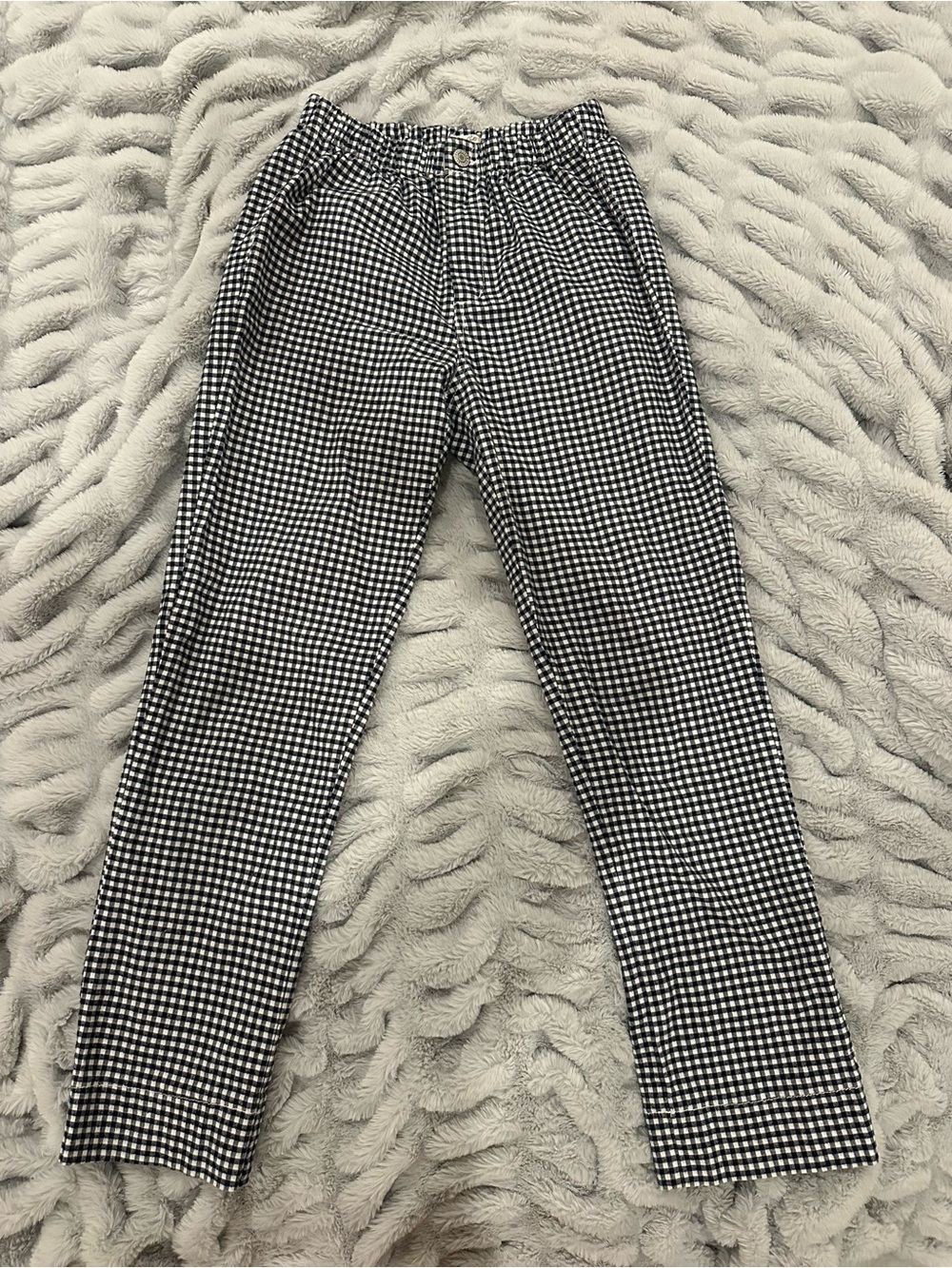Brandy Melville Black and White Gingham Pants